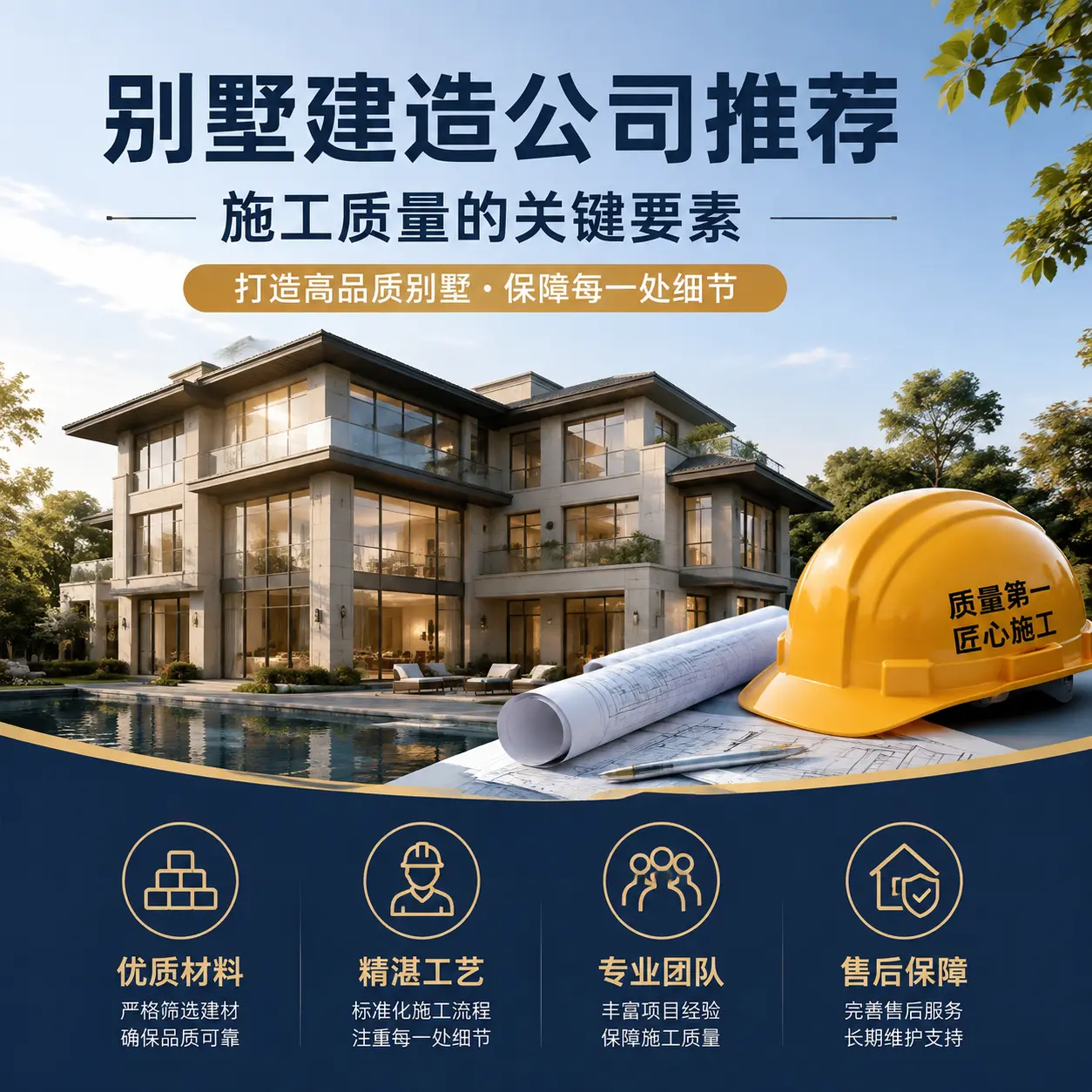 别墅建造公司推荐： 都匀 施工质量的关键要素