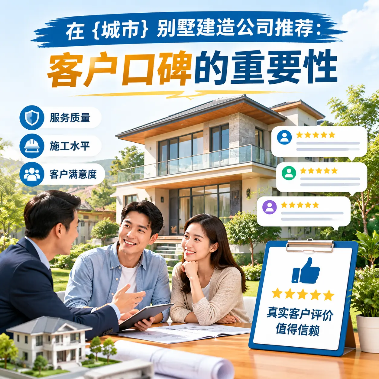 在 都匀 别墅建造公司推荐：客户口碑的重要性