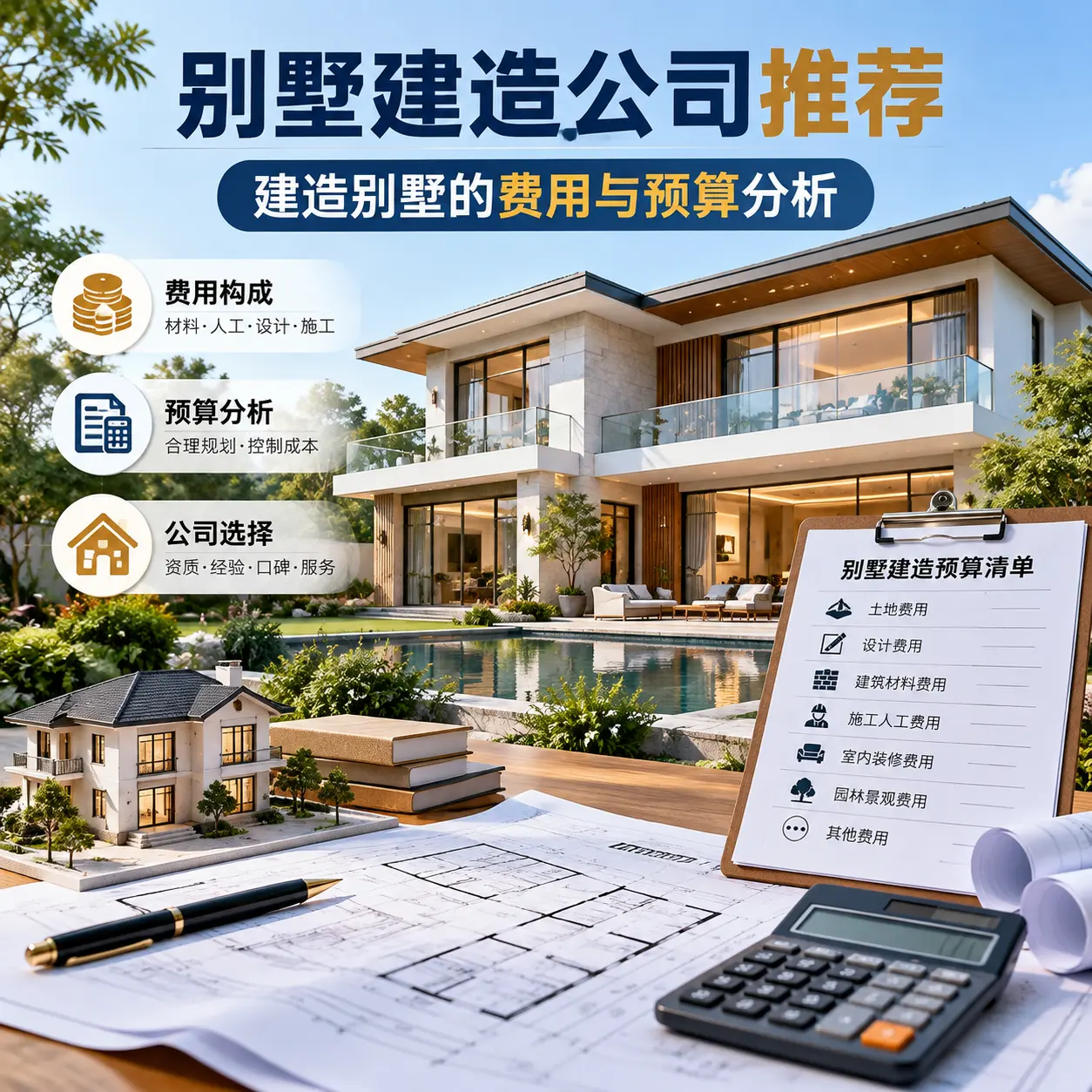 别墅建造公司推荐： 都匀 建造别墅的费用与预算分析