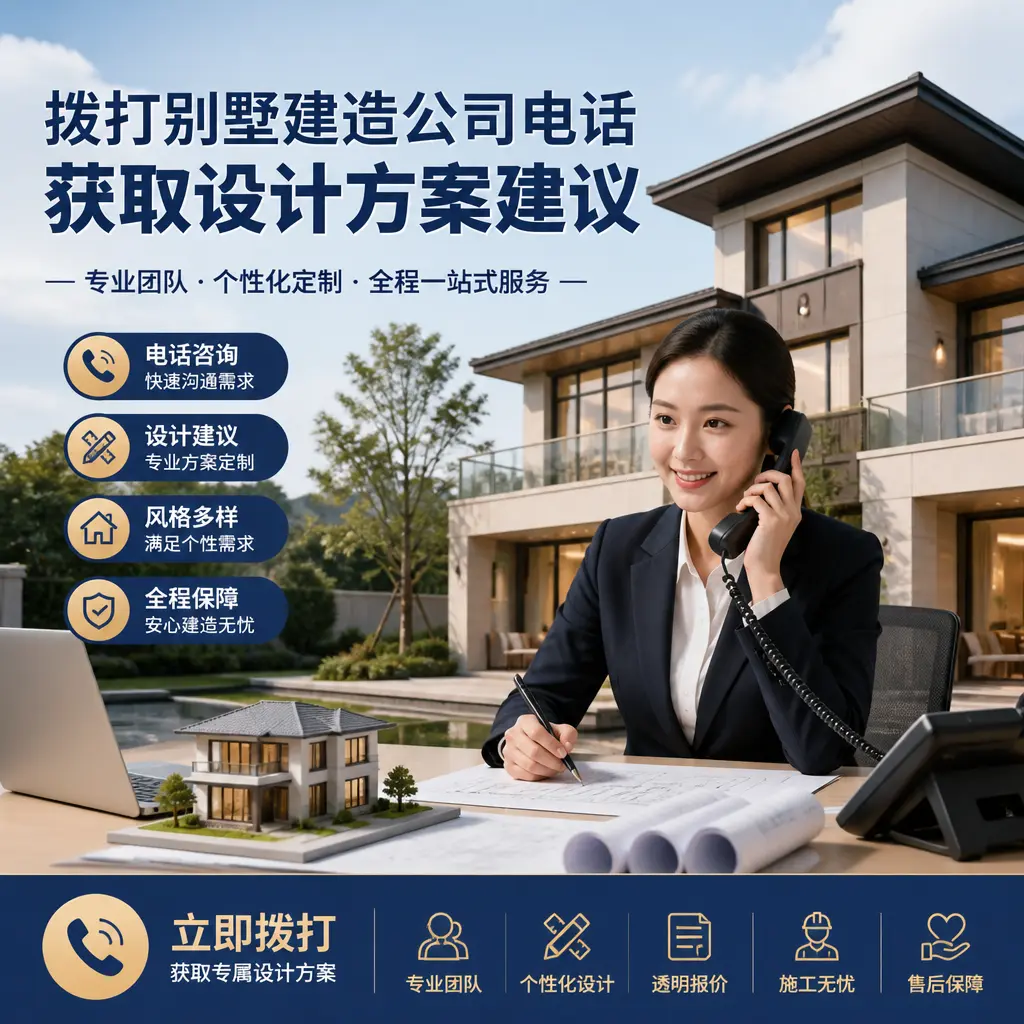 拨打都匀别墅建造公司电话,获取设计方案建议