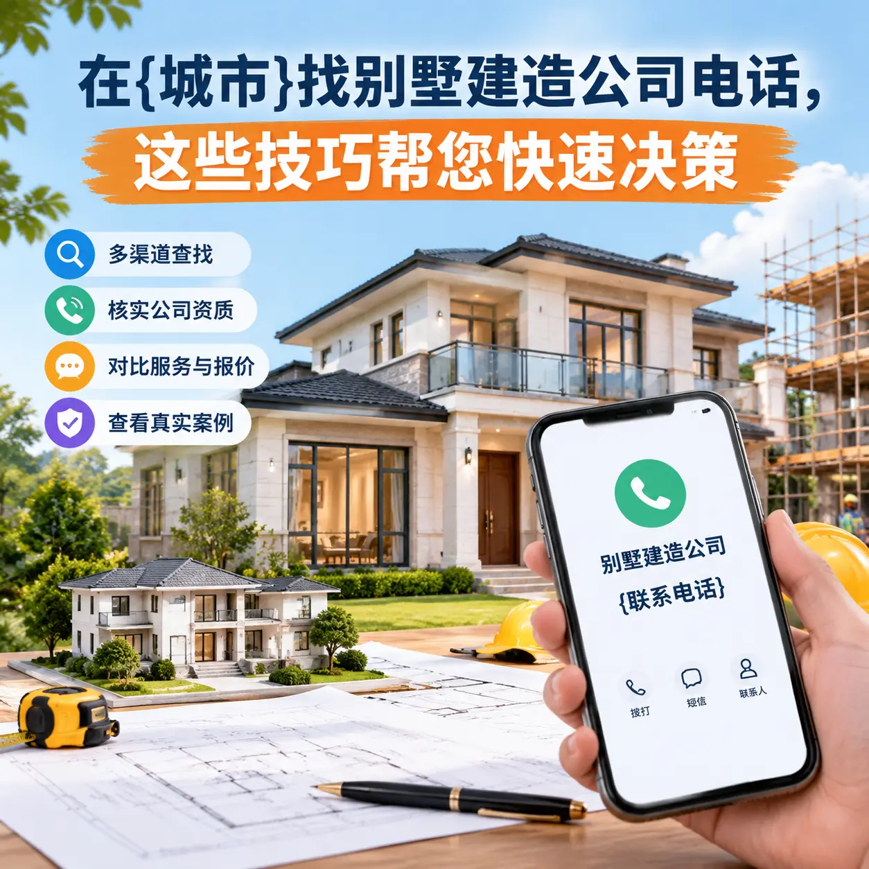 在都匀找别墅建造公司电话，这些技巧帮您快速决策