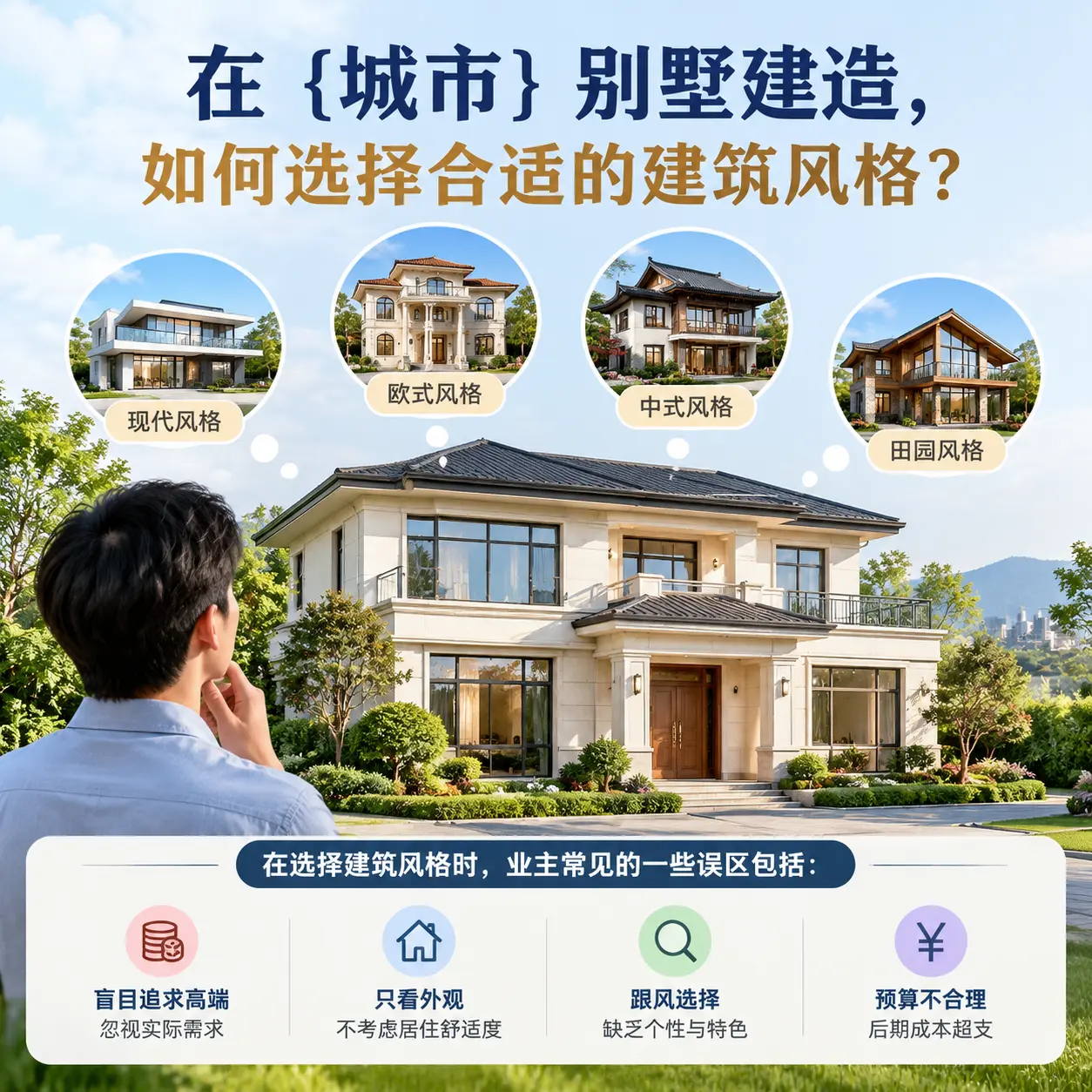 在 都匀 别墅建造，如何选择合适的建筑风格？