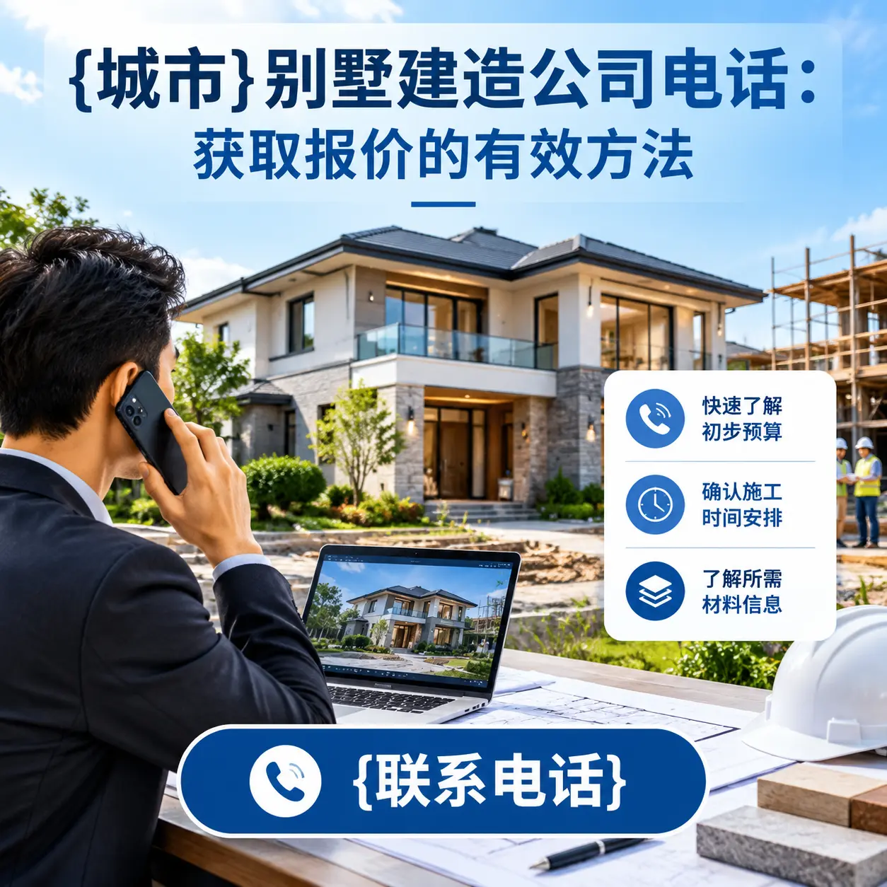 都匀别墅建造公司电话:获取报价的有效方法