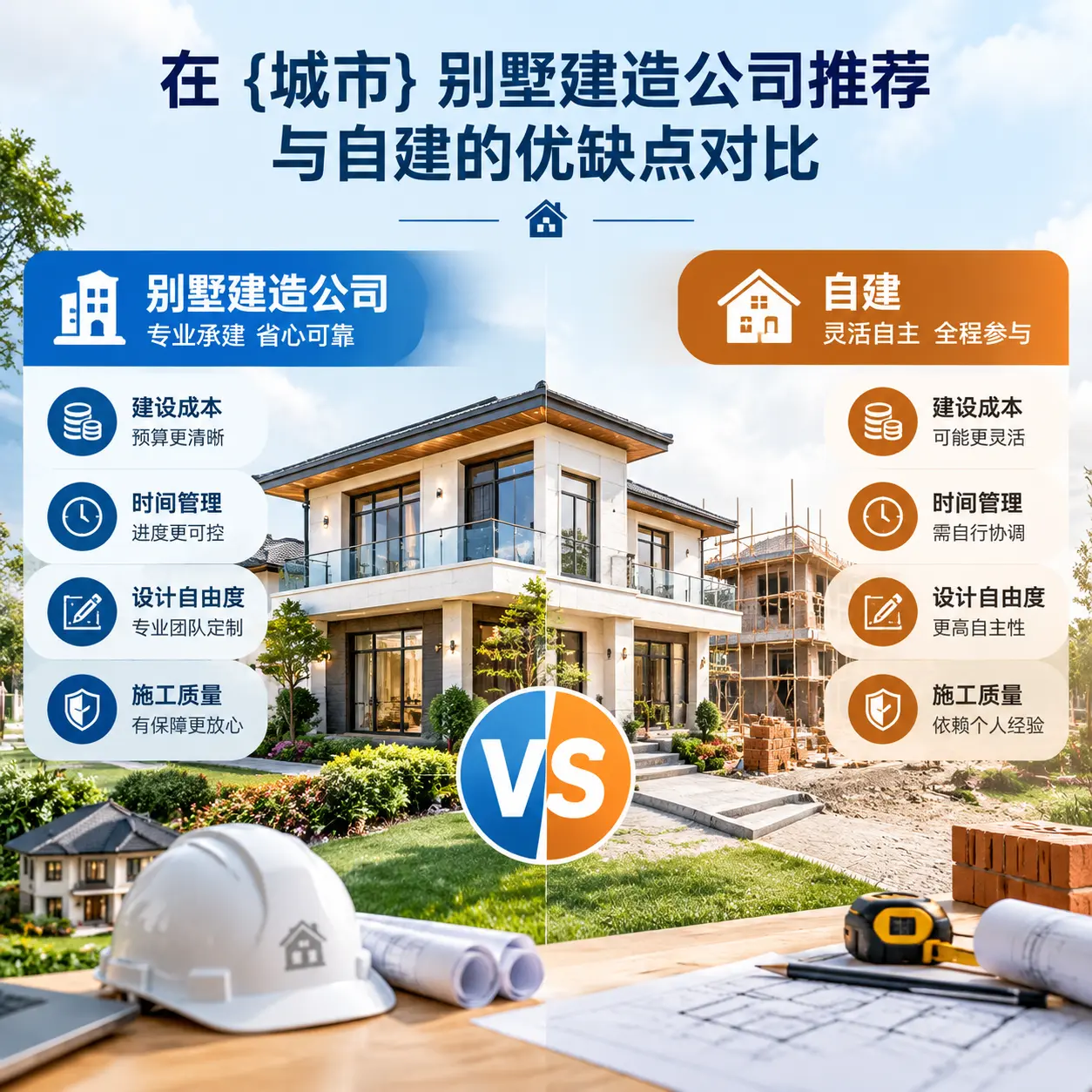 在 都匀 别墅建造公司推荐与自建的优缺点对比